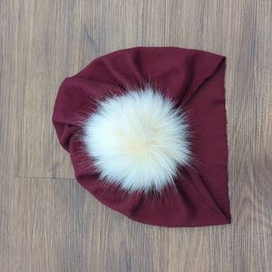 Merlot pom baby turban
